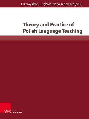 cover image of Theory and Practice of Polish Language Teaching